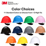 SecureFit Hard Hat SecureFit H-701SFV-UV, White, Vented Cap Style Safety Helmet with Uvicator Sensor, 4-Point Pressure Diffusion Ratchet Suspension, ANSI Z87.1, Medium