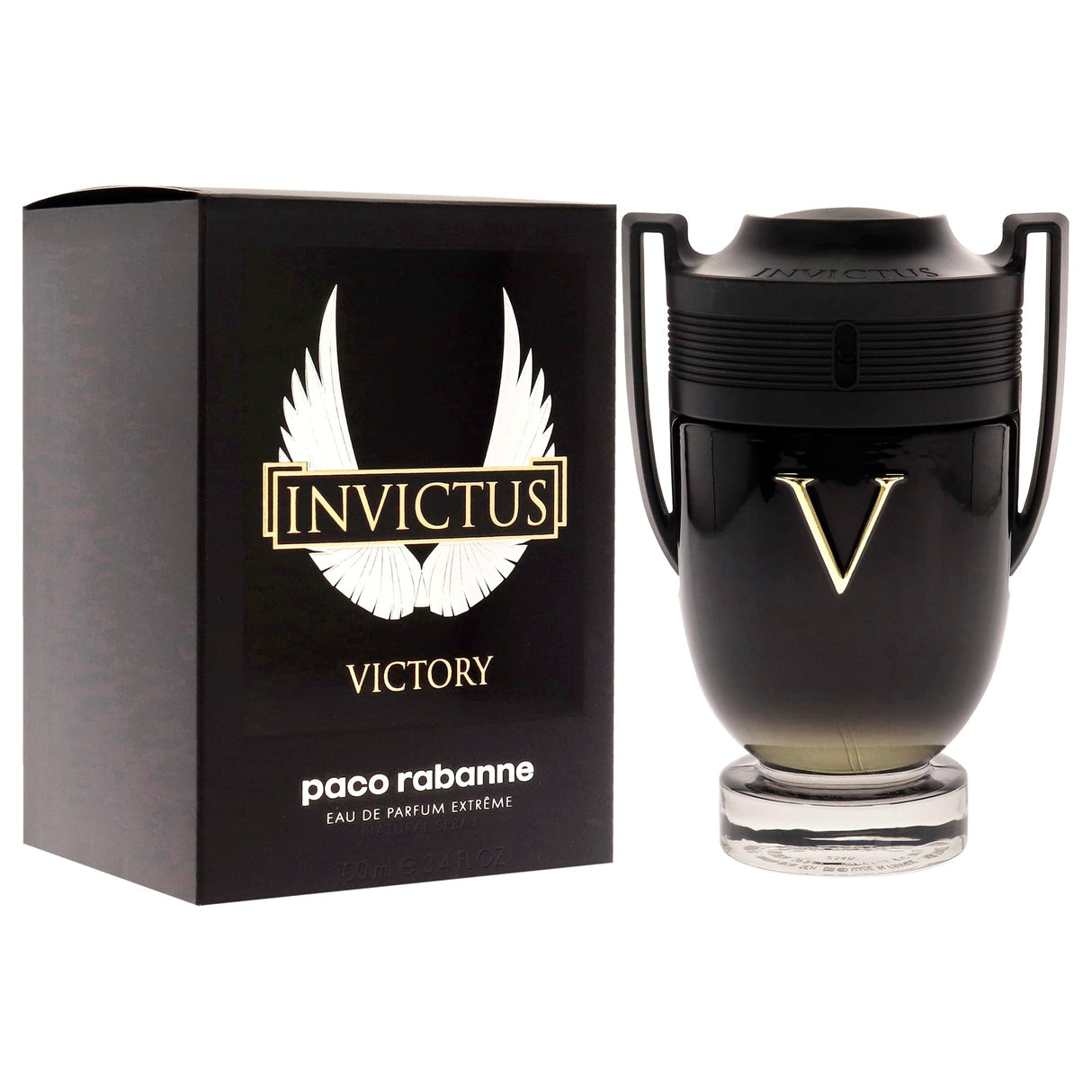 Invictus Victory by Paco Rabanne for Men 3.4 oz Eau de Parfum Extreme Spray