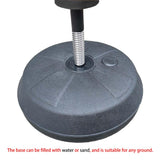 YANBI Wing Chun Dummy Floor Standing Spring Stakes with Base, Portable Kung Fu Wing Chun Training Dummy Adjustable Height, Easy Assembly Wooden Man Pile Device