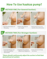 Haakaa Silicone Breastfeeding Manual Breast Pump Milk Pump 100% Food Grade Silicone BPA PVC and Phthalate Free | 4 oz Capacity