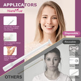 Disposable Suppository Applicators Individually Wrapped Hygienic Fit to Size 00 Cap-sules and Many Shapes of Suppositories, Tablets Feminine Care Applicators from Nieteyrue (60 Counts)