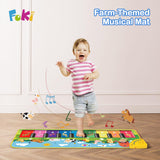 FOKI Floor Piano Mat, Baby & Toddler Toys for 1-3 Year Old Boys & Girls