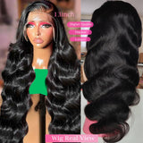 28 Inch 13x6 Body Wave Lace Front Wigs Human Hair 200% Density HD Lace Frontal Wigs Human Hair Glueless Wigs Human Hair Pre Plucked With Baby Hair 100% Virgin Human Hair Lace Front Wigs for Women