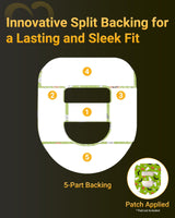 Omnipod 5 Adhesive Patches Waterproof, Amolyfe 20 Pack Omnipod Overpatches with Stretchable Strap, Breathable, Long-Lasting Medical Adhesive, Premium Hinged Tin (Christmas)