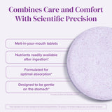 BariMelts Bariatric Multivitamin with Iron, 60 Fast-Dissolving Tablets (1-Month Supply), Sugar-Free Bariatric Vitamins for Women, Natural Blueberry Flavor