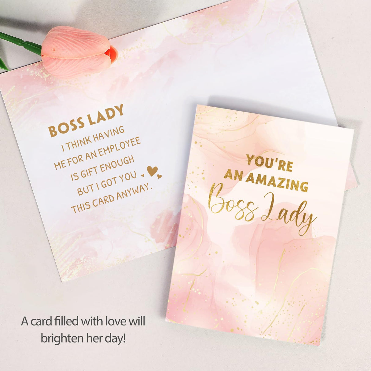 Boss Lady Gifts for Women, Best Boss Gift with Grocery Canvas Tote Bag, Funny Boss Christmas Box for Women, Cool Basket for Bosses Female, Office Appreciation Gifts for Birthday Boss's Day Pink