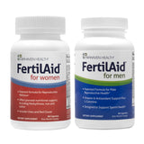 Fairhaven Health FertilAid for Men and Women Combo Fertility Supplements for Men and Women | Count and Motility Support Pre-Conception for Him | Prenatal Vitamin for Her with Vitex and Folate
