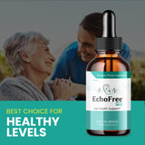 Echo Free Tinnitus Drops - EchoFree Ear Tinnitus Relief for Ringing Ears, Ecofree Liquid Supplement Drops Ear Ringing Health Support Treatment, Eco Eardrops Advanced Vitamin Formula Review (2oz/60ml)