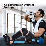 CCHYF 3-in-1 Leg Compression Massager With Heat for Circulation - 3 Modes, 3 Intensities, 2 Extenders, Adjustable Wraps - Great Gifts for Mom & Dad