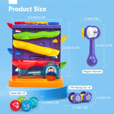 hahaland Toddler Toys for 1 Year Old Boy 2 in 1 Pound Ball Toy & Car Ramp Race Track Learning Early Developmental Montessori Toys for 2 Year Old Christmas Birthday Gifts Stocking Stuffers