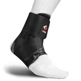 Gviipk Quick Lace Up Ankle Brace Support for Sprained Ankle Wrap, Plantar Fasciitis Relief and Achilles Tendonitis Wrap, Foot Brace Ankle Stabilizer for Men & Women - L