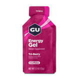 GU Energy Original Sports Nutrition Energy Gel, Vegan, Gluten-Free, Kosher, and Dairy-Free On-the-Go Energy for Any Workout, 8-Count, Tri-Berry