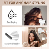 Hair Dryer,Plasma Hair Dryers for Women & Men - 110,000 RPM Professional High-Speed Blow Dryer with 400 Million Plasma, Magnetic Nozzle, HD Display & Cool/Hot Air Modes | Fast Drying & Thermo-Control