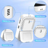 Portable Carbon Monoxide Detectors, 3-in-1 CO Detector – Mini CO, Temp & Humidity Sensor with 85 dB Alarm, Fold-Out Kickstand & Lanyard, Ultra-Low-Power Plug-Free Safety for Home, RV, Camp or Hotel