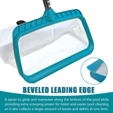 POOLWHALE Pool Skimmer Leaf Rake Net, Fine Mesh Deep Nylon Bag (No Pole)