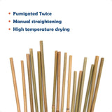 COLOtime Bamboo Stakes 3FT Garden Stakes Plant Stakes for Indoor and Outdoor Climbing Plants Poles Sticks Support Tomatoes Eggplants Beans 25 Pack