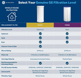 GE FXHTC Whole House Water Filter | Replacement for Water Filtration System | NSF Certified: Reduces Chlorine, Sediment, Rust & Other Impurities | Replace Every 3 Months for Best Results | 1 Filter