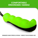 Garden Guru Hand Cultivator Rake Tiller Tool – High Carbon Steel for Ultimate Strength - Rust Resistant – Ergonomic Handle – Great for Gardening Cultivating Loosening Weeding