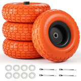 【UPGRADED】4.10 3.50-4 Tire and Wheel