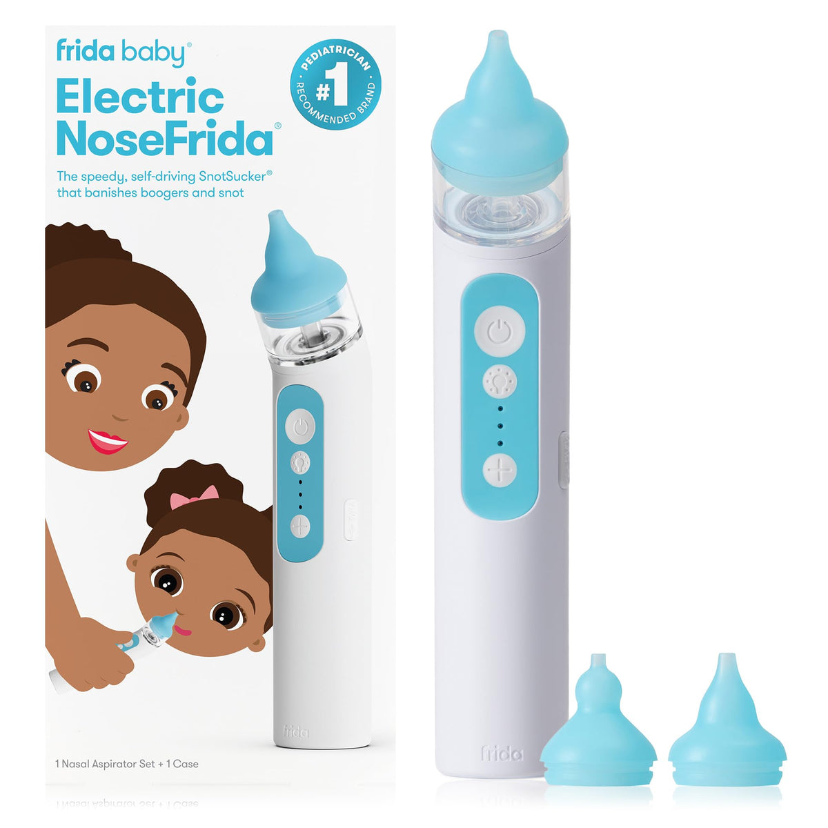 Frida Electric NoseFrida Nasal Aspirator for Baby & Toddler, Essential ...