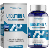 DQQI 1000 MG Urolithin A Supplement, 90 Softgels Powerful Antioxidants for Healthy Aging and Mitochondrial Support, Cell Repair