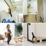 2-Pack 43" Extra Long Grabber Reacher Tool, Foldable Reacher Grabber Pickup Tool with 360° Rotating Jaw + Magnets, 4" Wide Claw Opening Trash Picker Upper Grabber, Grabbers for Seniors Heavy Duty