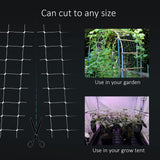 Toolazy Trellis Netting 47" x328' White - Heavy Duty 6" Mesh Plant Support Net for Climbing Vegetables, Garden Trellis Roll for Tomato Cucumber Pea Bean Vine Grow Tent Scrog Hydroponic