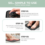 nooro Portable Foot Massager - Soothing Comfort & Revitalization for Tired Feet, 15 Minute Massage with 6 Settings, Pulse Sensation with Deep Tissue Results