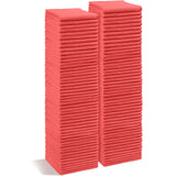 HOMEXCEL Red Microfiber Cleaning Cloth, 100 Pack Cleaning Towels for Kitchen, Lint Free, Scratch-Free, Highly Absorbent, and Reusable Cleaning Rags for House, Window and Glass, Cars, 11.5 X11.5 inch