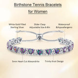 ETERMBOL June Birthstone Tennis Bracelets for Women