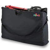 NOVA Medical Products Extra-Large Carry & Travel Bag for Rollator Walkers & Transport Chairs, Black, 1 Count