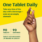 MegaFood One Daily Multivitamin - Multivitamin for Women and Men - with Real Food - Immune Support Supplement - Vitamin C & Vitamin B - Bone Health - Energy Metabolism - Vegetarian, Non-GMO - 90 Tabs