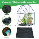 Mini Greenhouse for Indoor Outdoor: Ohuhu Portable Green House with Waterproof Pad for Small Plants Nursery Germination, 36"x36"x58.5" Heavy-Duty PVC Cover Tent Humidity Dome Seedling Accessory