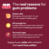 Strong Jaw Gum Restore - Gum Care + Teeth Vitamins - Gum Health & Oral Health - Supports Receding Gums & Gum Care - Dental Vitamins for Adults – 180 Capsules, Non-GMO Gum Health Supplements