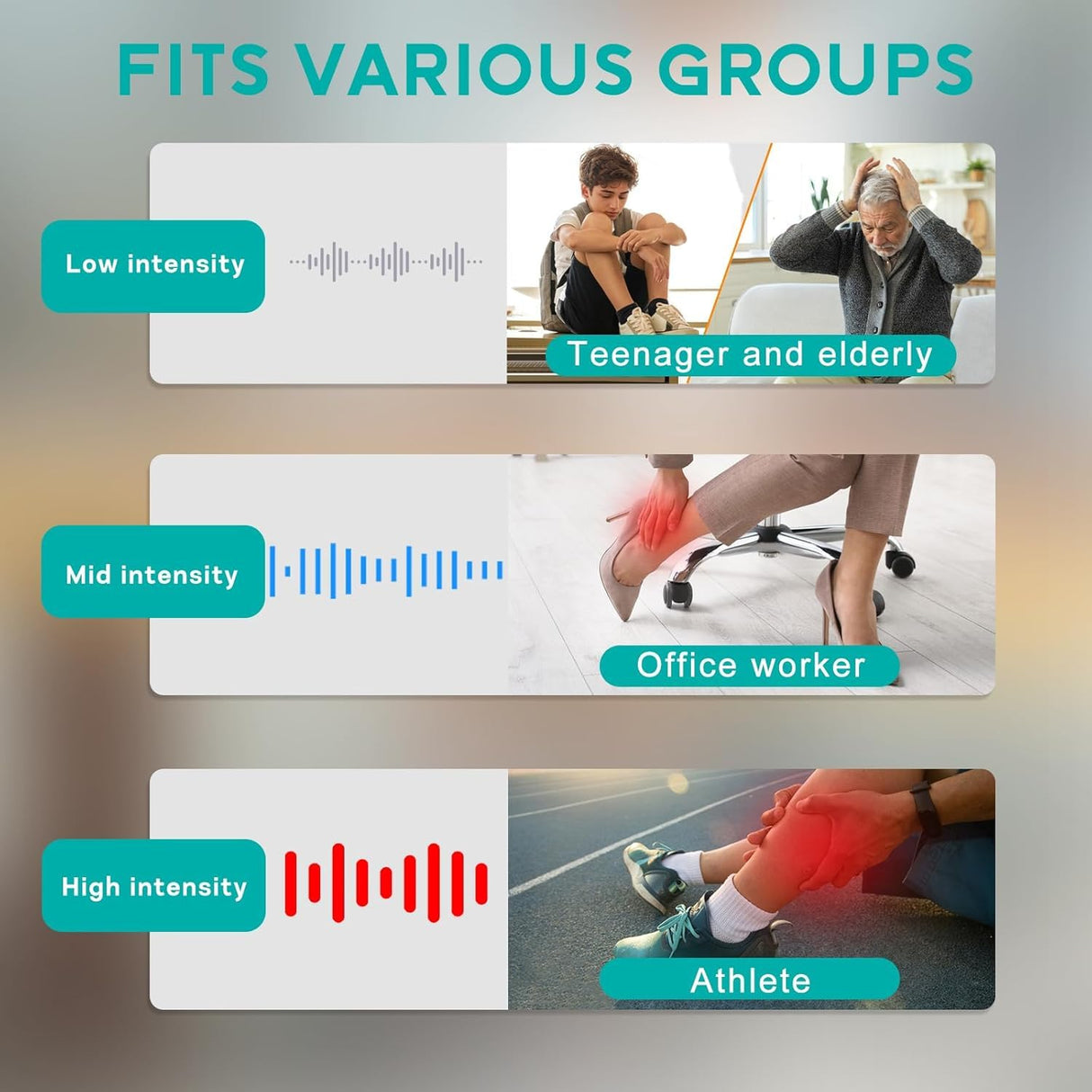 MASGRE Electric Foot Massager Machine with Heat, Shiatsu Kneading Feet and Calf Massagers for Relaxation, Plantar Fasciitis Relief, Deep Tissue Massage, Gifts for Mom & Dad, Wired Remote