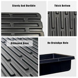 RooTrimmer 10 Pack 1020 Trays, Extra Thick Heavy Duty Seed Starting Trays - No Holes, No Leak, Reusable Propagation Flats for Microgreens, Seedlings, Plant Germination, Fodder and Transplant
