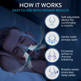 Mute by Rhinomed Nasal Dilator for Snore Reduction | Small 3pk | Increase Airflow | Anti Snoring Devices | Nasal Dilators for Sleeping | Internal Nasal Dilator | Snoring Solution | Transparent