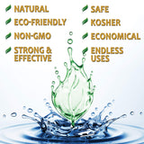 OrganicMatters Vinegar 30% Organic Industrial Cleaning Agent Concentrate, Pure Non-GMO Kosher All-Purpose Home & Garden Vinegar, Eco-Friendly (128 oz Gallon Refill)