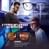 livho High Tech Blue Light Glasses - Advanced 99% Blue Light Blocking Computer Glasses - Anti Eyestrain & UV Glare Protection