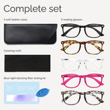 CCVOO Reading Glasses for Women/Men, Eyeglasses, Blue Light Readers for Women/Men, Computer Eye Glasses, Cheaters