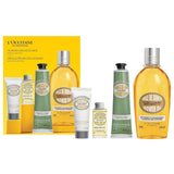 L'Occitane Almond Greatest Hits: Cleansing Shower & Supple Skin Oils, Moisturizer & Hand Cream, Purifies, Hydrates, Smooths Skin, Bath & Body Gift Set
