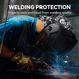 ARCCAPTAIN Reversible Welding Caps, 8 Panel Protective Welding Cap, 10 oz Fireproof Cotton Comforts for Safety and Protection While Welding to Men Women, 7 1/4