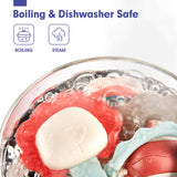 hahaland Baby Toys 0-6 Months - Baby Rattles Teething Toys 3-6 Month, Infant Toys 6-12 Months, Teether Grasping Shaker Toy 3 4 5 6 Month Old Must Haves Neutral Gifts Christmas Baby Stocking Stuffers