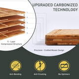 Bamboo Cutting Boards Non Toxic Wood Wooden Cutting Board for Kitchen Non Slip Christmas Xmas Birthday Law Step Stepmom Stepmother Have Everything Good Unique Useful Present