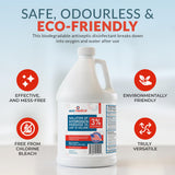 Epic Medical Supply 3% Hydrogen Peroxide - First Aid Antiseptic & Multipurpose Cleaner - Topical Wash for Cuts, Scrapes and Minor Cuts - H2O2 Hydrogen Peroxide 3 Percent USP Solution (1 Gallon)