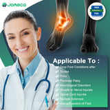 JOMECA Drop Foot Brace with Arch Support, Adjustable AFO Foot Orthosis Brace for Walking, Relieve the Instability of Lower Limbs by MS, TBI, Stroke, Cerebral Palsy, Fracture FSA or HSA Eligible (Right, X-Large)