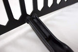 Bully Tools 14-Tine Level Head Rake | 60" Fiberglass Long Handle 16" Wide Head Garden Rake Heavy Duty Metal Tool for Soil Leveling, Spreading Mulch Gravel and Thatch | 100% Made in USA