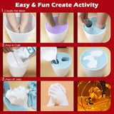 LTDSOAR Hand Casting Kit for Couples & Family with Practice Kit with Base