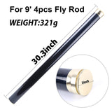 Maxcatch Carbon Fiber Fly Fishing Rod Travel Tube(Case) with Aluminum Cap – fits Any 9ft/10ft 4pcs Fly Rod (Carbon Rod Tube, 33.46''(for 10ft 4pcs Fly Rod))