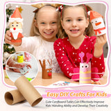 MAPVOLUT 60 PCS Craft Toilet Paper Rolls 3.94"x1.57", Thick Cardboard Tubes for Kids Crafts, Brown Craft Paper Towel Rolls for School Projects, Halloween, Thanksgiving, Christmas, Birthday Gift